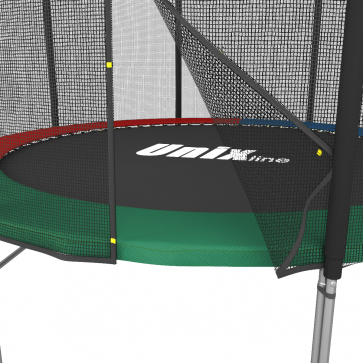 Батут Unix line Simple с внешней сеткой 6 футов - 182 см (цветной) (TRSI6OUTC) - 4