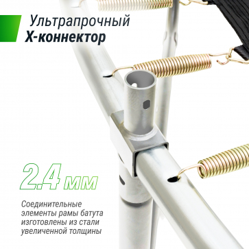 Батут UNIX Line SUPREME BASIC 12 ft (green) - 5